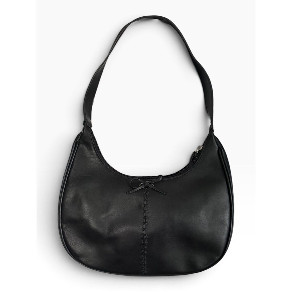 Vintage Ann Taylor Loft Hobo Style Black Handbag